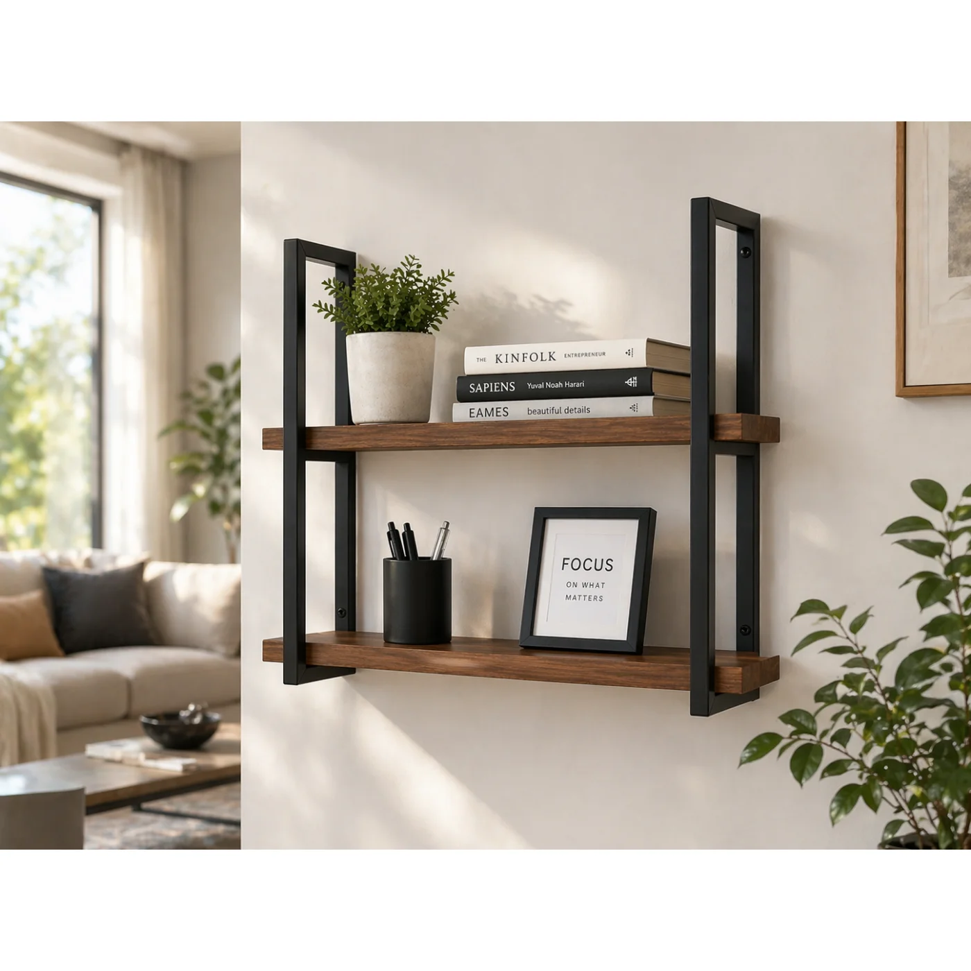 Ruff Decor™ Axiom Frame Wall Shelf Series