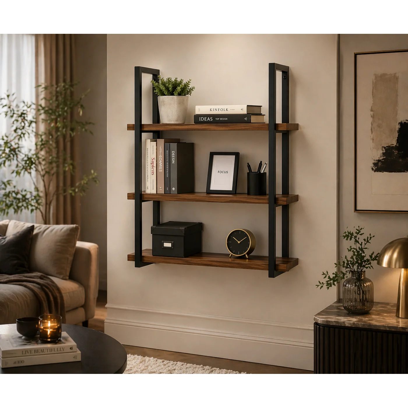 Ruff Decor™ Axiom Frame Wall Shelf Series